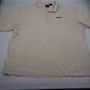 Ping Collection Golf Polo Mens XXL Cream Fort Lewis GC Textured Short Sleeve